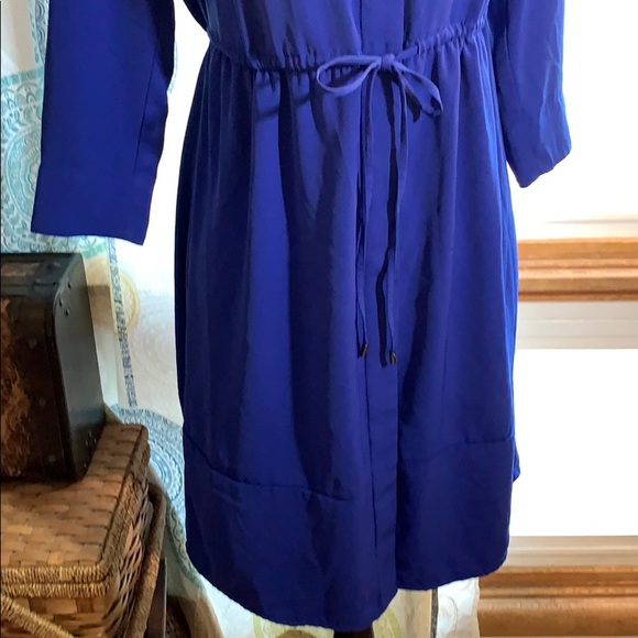 Sold Ann Taylor petite blue dress - Picture 3 of 7